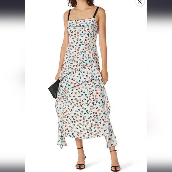 Jason Wu Dresses & Skirts - $650 RETAIL Jason Wu Floral Silk Midi Dress Mermaid Core